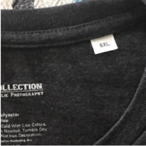 Jimi Hendrix LIVE in Concert Karl Ferris 1969 Spring Gray T-shirt 6XL VGUC - Picture 13 of 16